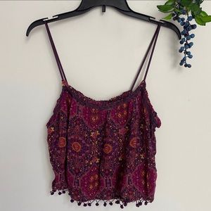 Me to We • Boho PomPom Crop